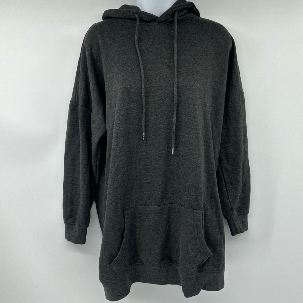 New Look Gray Hoodie Sweatshirt Size Medium